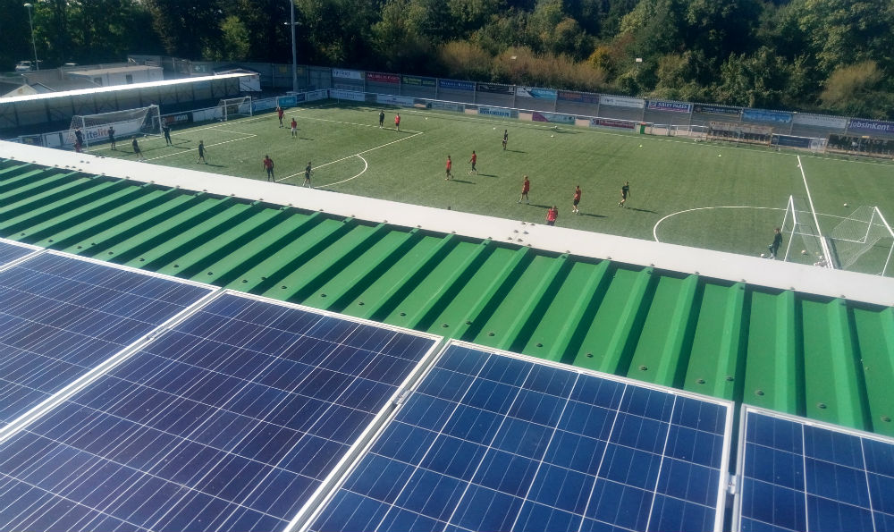 Solar in Sport sponsor Wythenshawe Town
